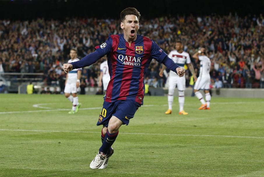 Messi è l&#39;uomo copertina di Barcellona-Bayern: la semifinale d&#39;andata finisce 3-0, doppietta di Leo. Reuters